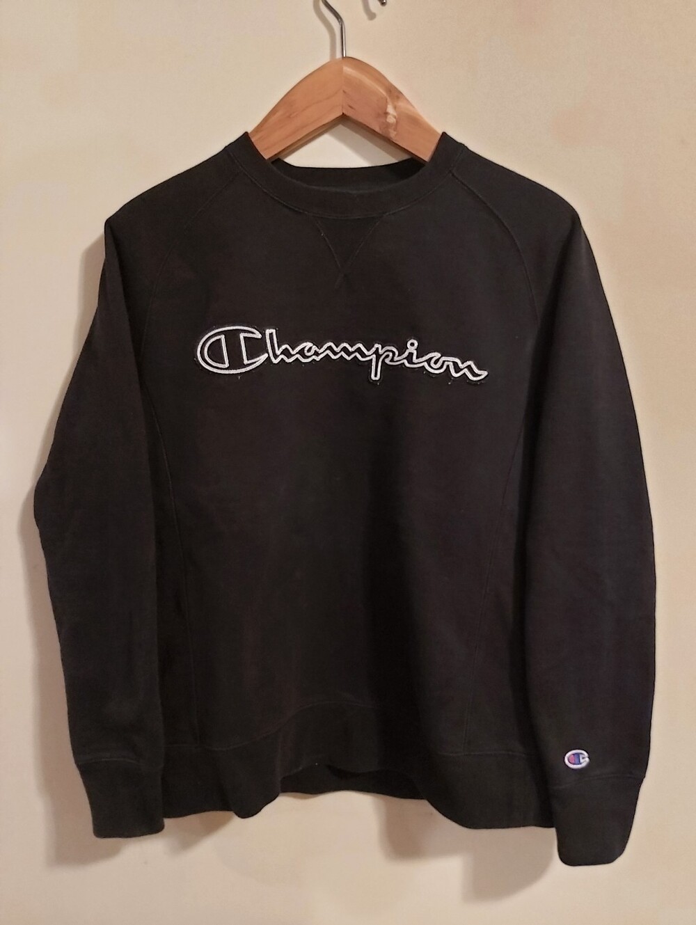 Champion Black Crewneck Sweatshirt